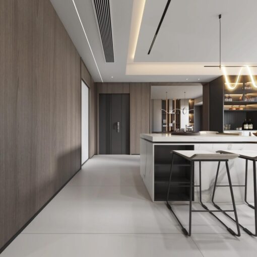 White Color Sintered Stone Slabs Porcelain Slab Polished Floor Tiles For Living Room - Image 2