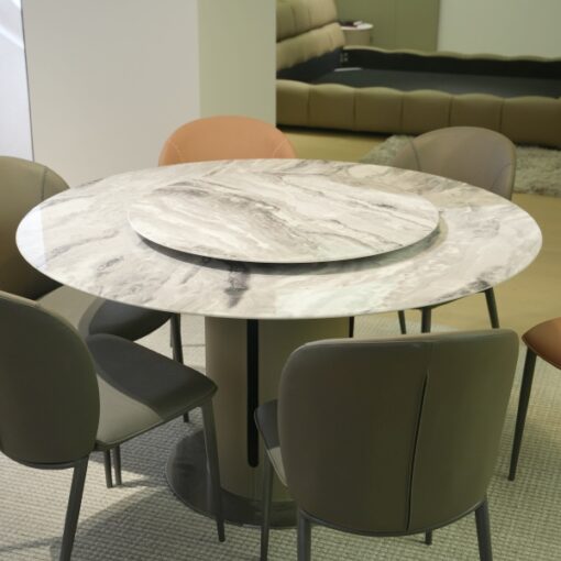 Wholesale Stone Furniture Elegant Marble Round Top Table Dining Room Table Kitchen Best Price