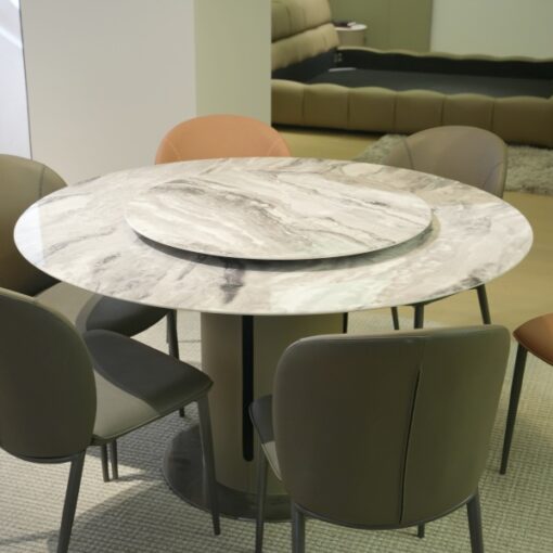 Wholesale Stone Furniture Elegant Marble Round Top Table Dining Room Table Kitchen Best Price – Image 4